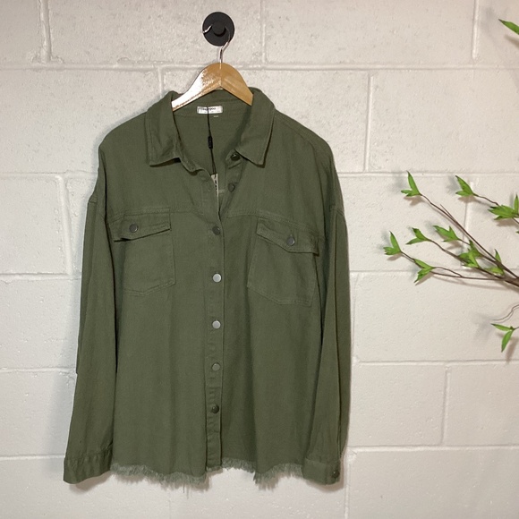 Zeagoo Women’s Shacket | Curved Hem | New with Tags | XXL - Picture 1 of 3